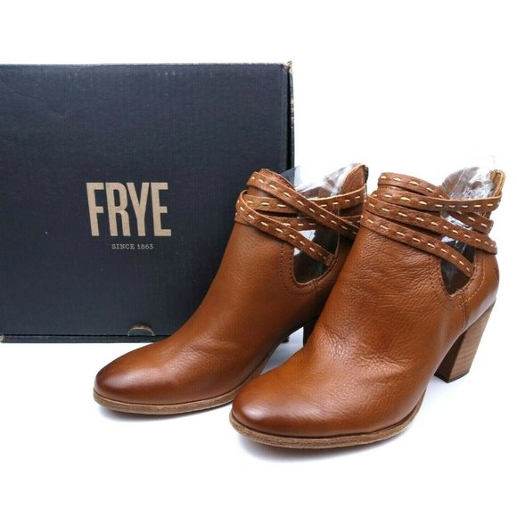 Frye Shoes - NEW FRYE Whiskey Brown Naomi Pickstitch Bootie